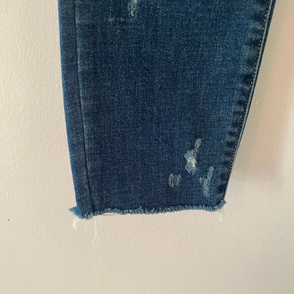 Judy Blue Skinny Fit Medium Wash Distressed Jeans Preppy Women's size 7 / 28 - Picture 6 of 12